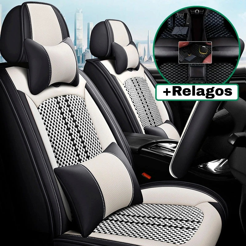 Funda para Auto en Cuero con AirBag + 3 Regalos