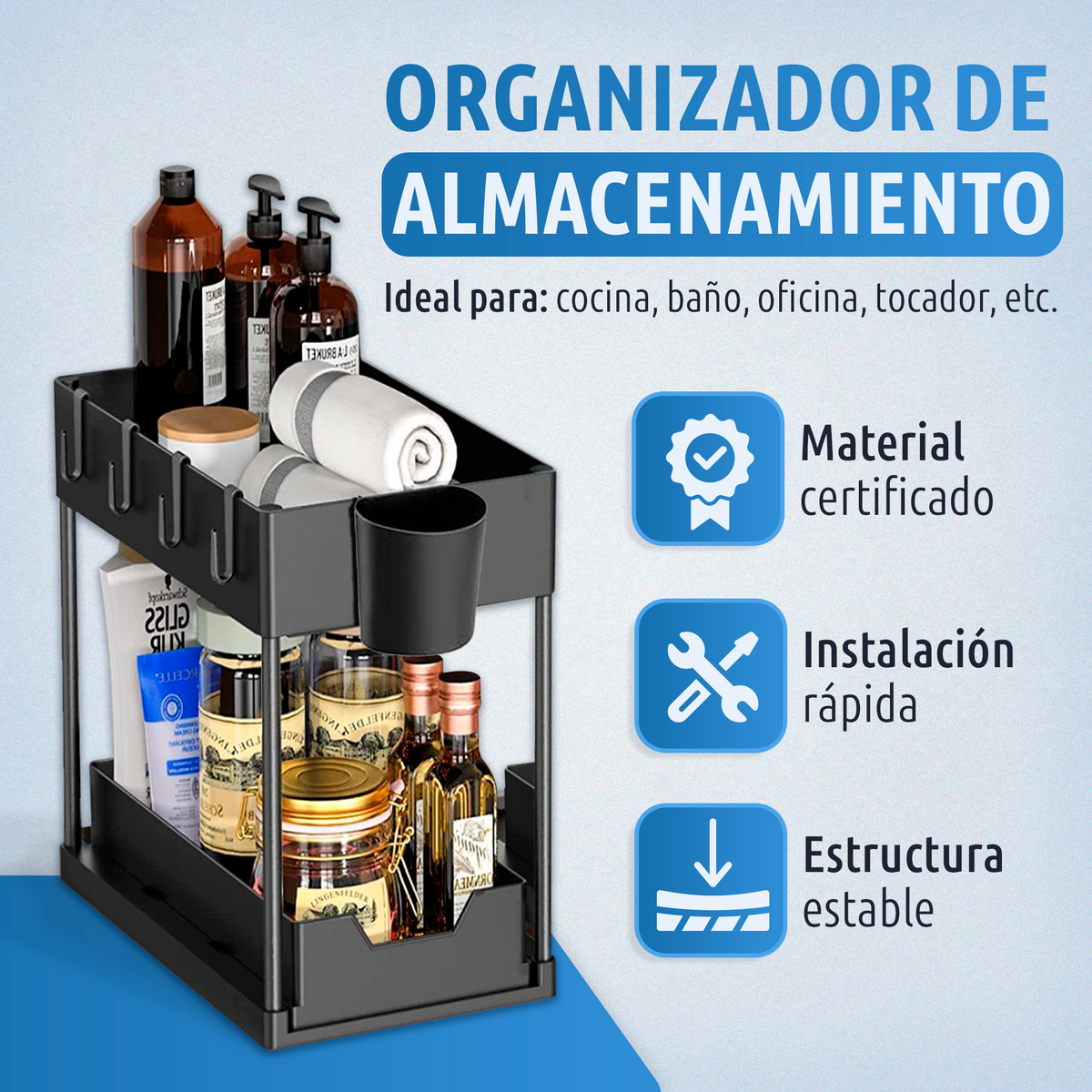 Organizadores Para Debajo Del Fregadero