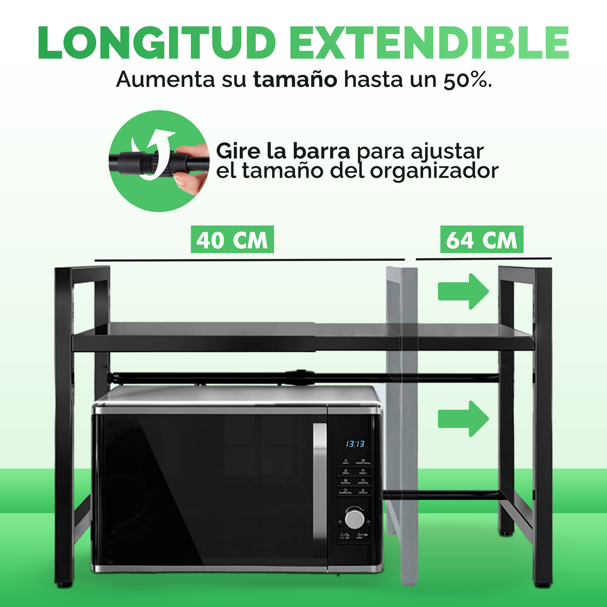 Organizador Extensible de Microondas