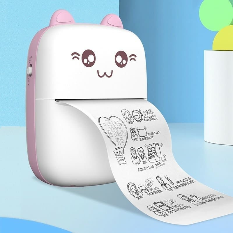 PrintyCat™ Mini Impresora Portátil