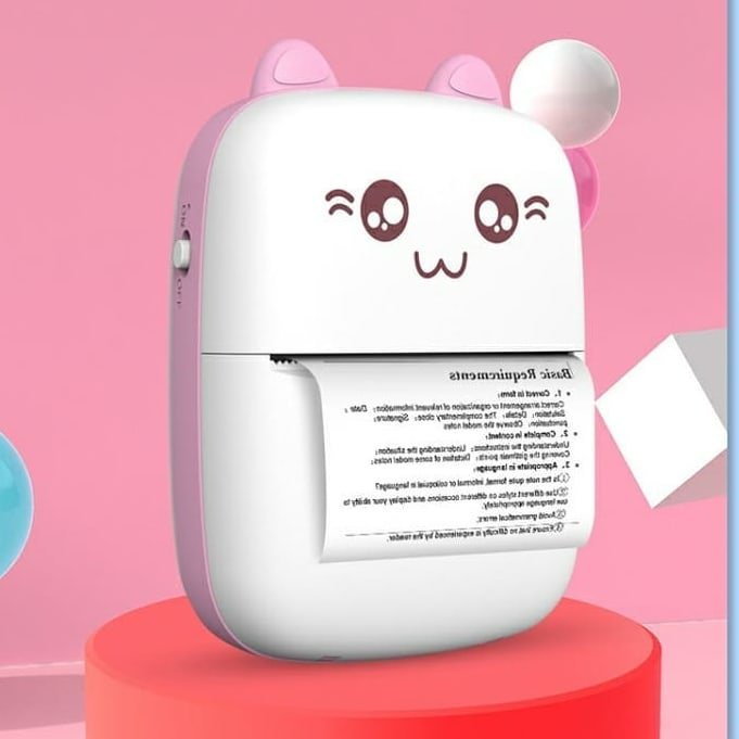 PrintyCat™ Mini Impresora Portátil