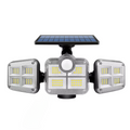 Reflector Led Solar Con 3 Cabezales 800W