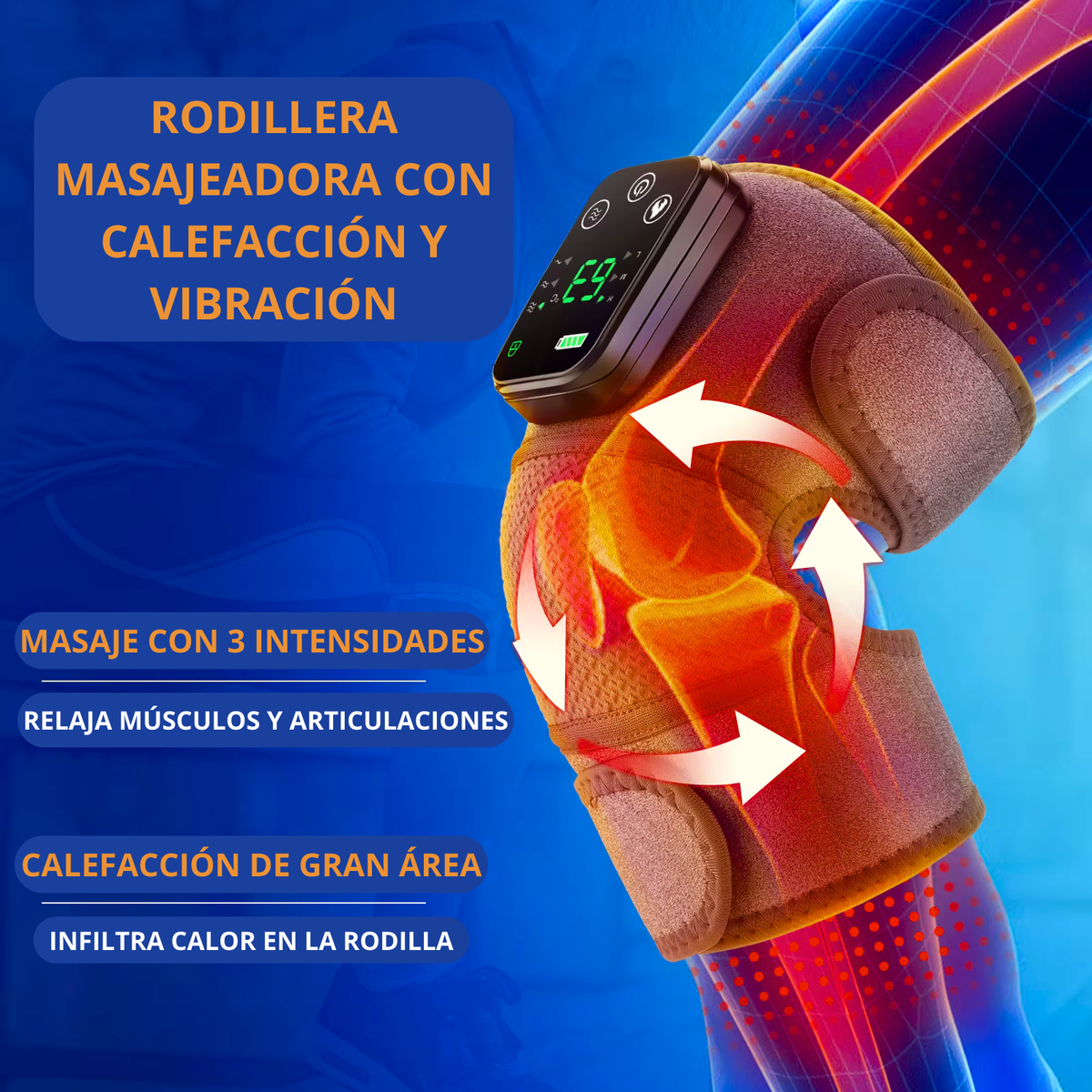 Masajeador Térmico™ Descansa y Alivia el Dolor Rápidamente