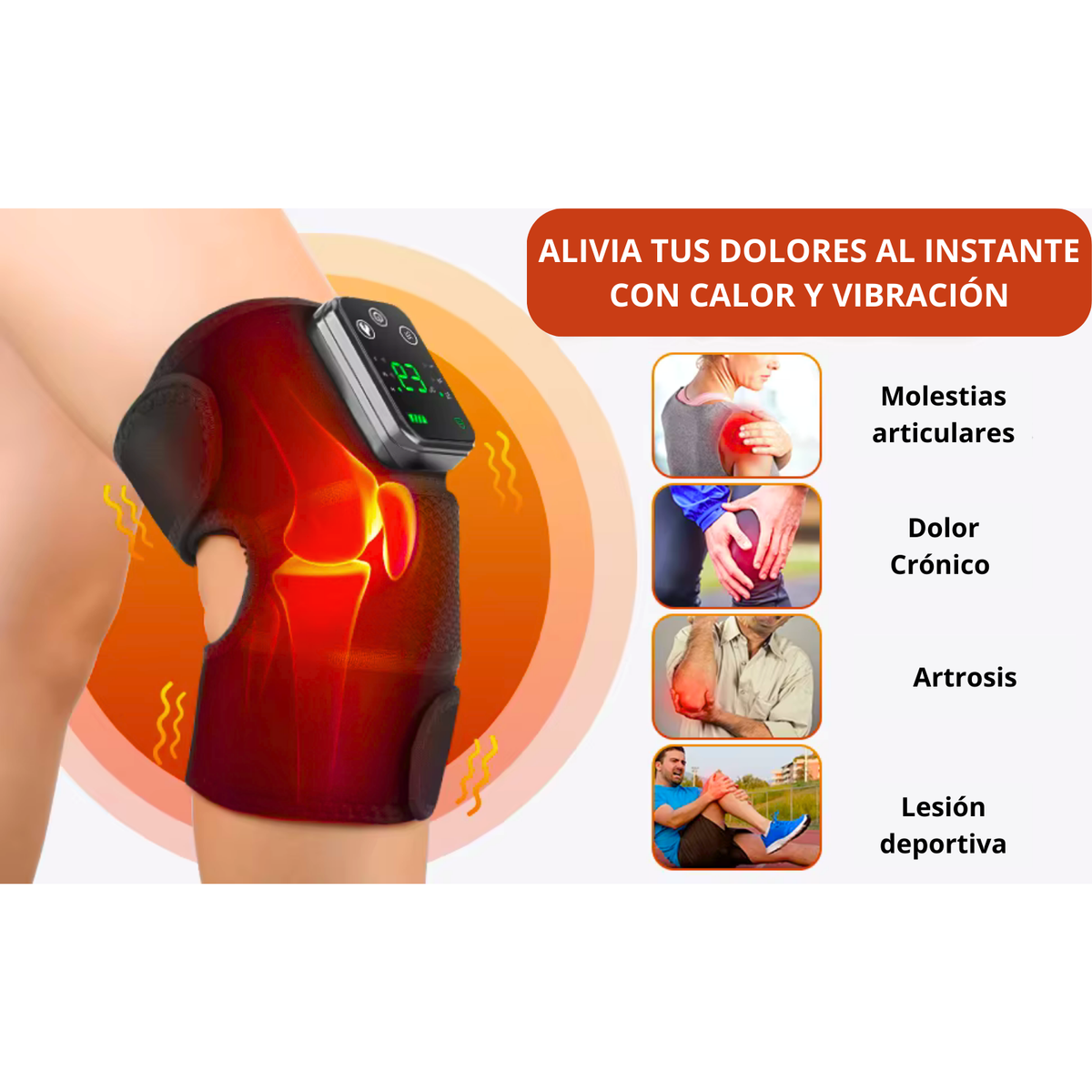 Masajeador Térmico™ Descansa y Alivia el Dolor Rápidamente