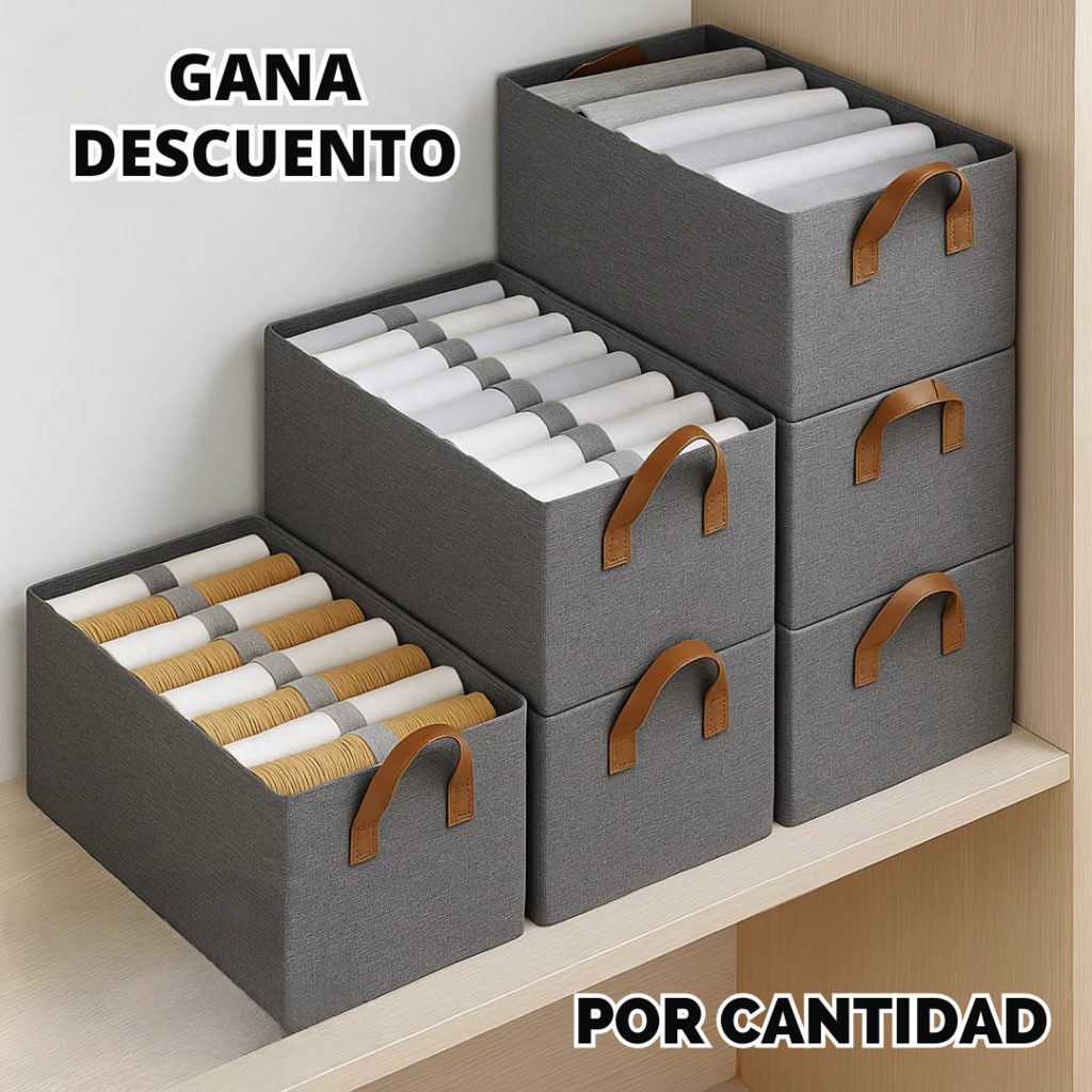 Organizador de Ropa Plegable con Asa Reforzada